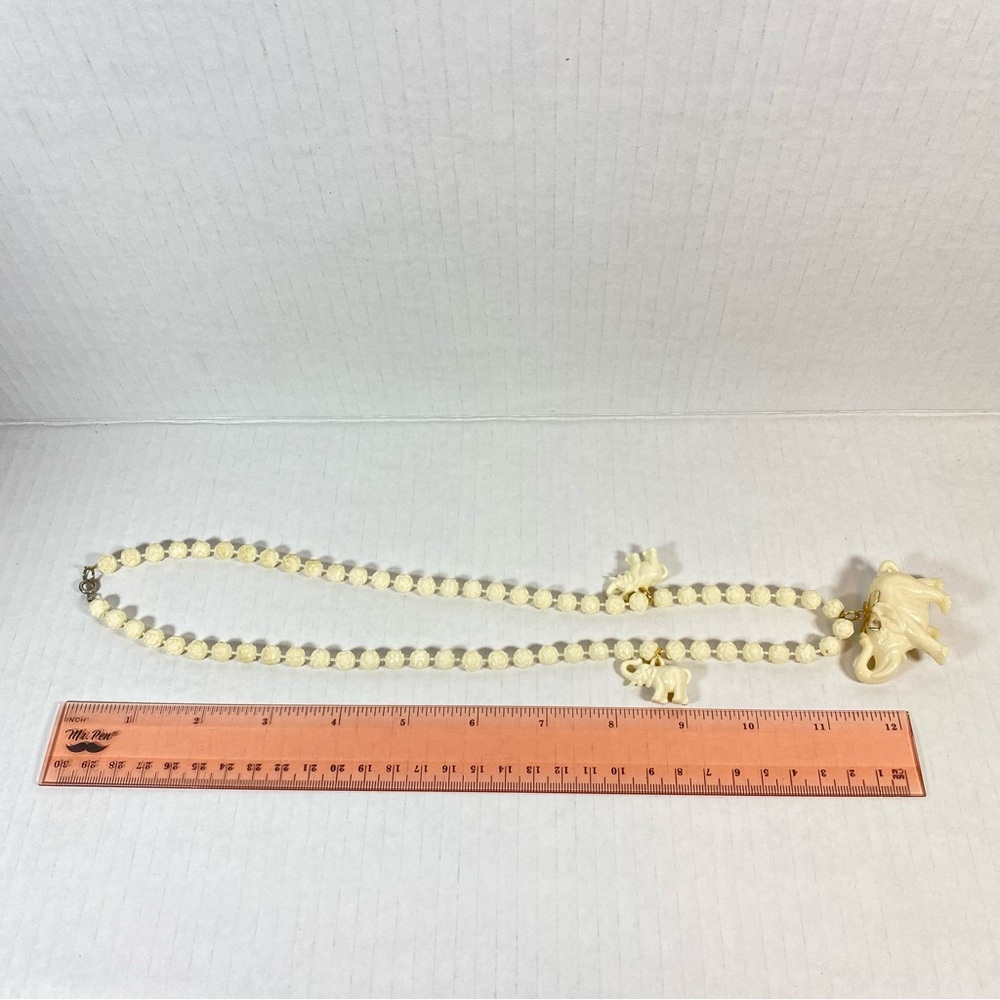 Vintage Elephant Trunk Up Necklace - Picture 6 of 6